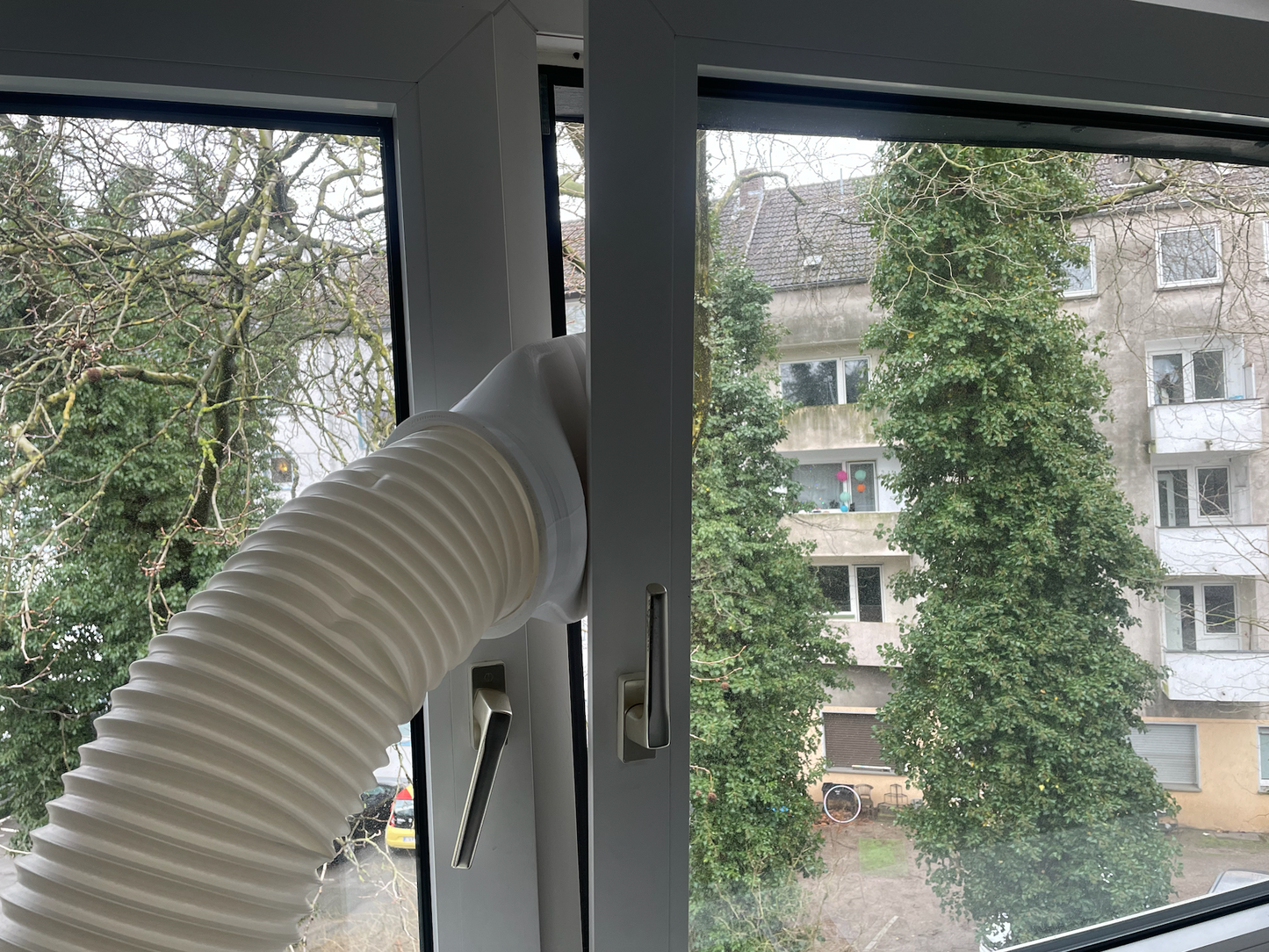 Abluftschlauch Adapter für mobile Klimaanlagen oder Trockner - Aufsatz für alle Schlauchgrößen